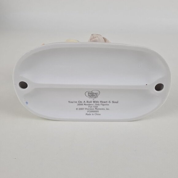 Precious Moments FC890005 You're On A Roll With Heart And Soul Girl Figurine - Picture 4 of 7